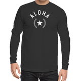 "Bright Aloha" unisex organic cotton long sleeve t-shirt