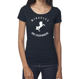 "Miracles" women's organic cotton and bamboo short sleeve t-shirt