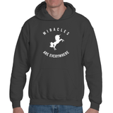 "Miracles" unisex organic cotton pull over hoodie
