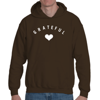 "Grateful Heart" unisex, organic cotton hoodie