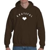 "Grateful Heart" unisex, organic cotton hoodie