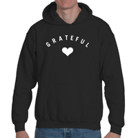"Grateful Heart" unisex, organic cotton hoodie