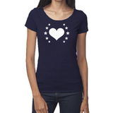 "Love & Light" women's organic cotton and bamboo t-shirt
