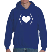 "Love & Light" unisex organic cotton hoodie