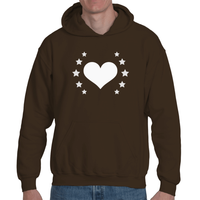 "Love & Light" unisex organic cotton hoodie
